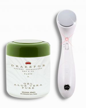 DKF-408 & GEL ALOE VERA 100% DE CANARIAS. Rejuvenecedor contorno de ojos por iones.